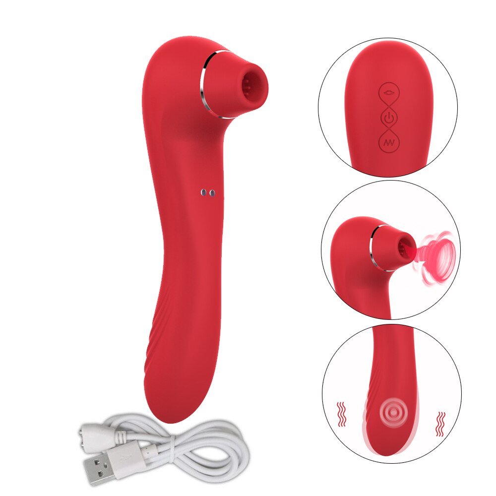 Sex Sucking Toys Vibrator Female Powerful Clitoris Sucker Blowjob Tongue Stimulator Nipple Vagina Pussy Pump for Women Adults 18 - My StoreSex Sucking Toys Vibrator Female Powerful Clitoris Sucker Blowjob Tongue Stimulator Nipple Vagina Pussy Pump for Women Adults 1833sextoysMy StoreMYM X1 RedMYM X1 RedSex Sucking Toys Vibrator Female Powerful Clitoris Sucker Blowjob Tongue Stimulator Nipple Vagina Pussy Pump for Women Adults 18