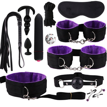 Sex Toys for Women Couples Bdsm Handcuffs for Session Anal Plug Vibrator Sex Games Sexshop Erotic Accessories Toys for Adults 18 - My StoreSex Toys for Women Couples Bdsm Handcuffs for Session Anal Plug Vibrator Sex Games Sexshop Erotic Accessories Toys for Adults 1833sextoysMy StoreChina-12pcs-PurpleTH12pcs - PurpleSex Toys for Women Couples Bdsm Handcuffs for Session Anal Plug Vibrator Sex Games Sexshop Erotic Accessories Toys for Adults 18