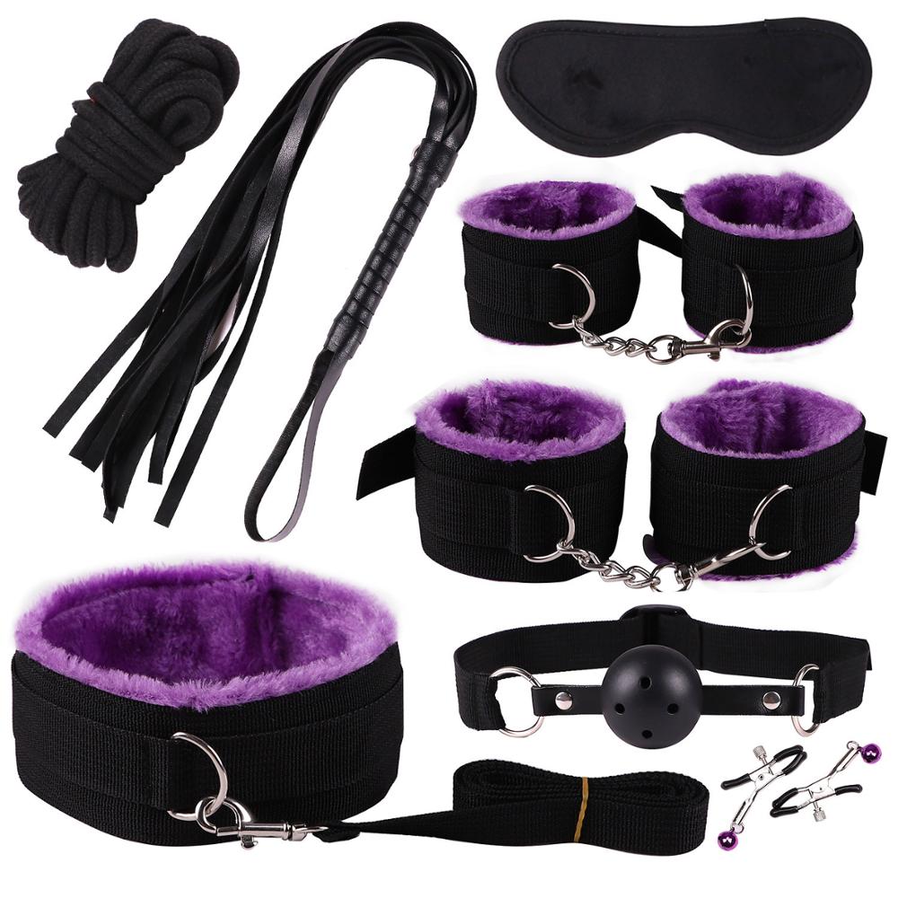 Sex Toys for Women Couples Handcuffs for Session Toys for Adults 18 Bdsm Sex Toys Kits Sexyshop Erotic Accessories Anal Plug - My StoreSex Toys for Women Couples Handcuffs for Session Toys for Adults 18 Bdsm Sex Toys Kits Sexyshop Erotic Accessories Anal Plug33sextoysMy Store8PCS-Purple8PCS - PurpleSex Toys for Women Couples Handcuffs for Session Toys for Adults 18 Bdsm Sex Toys Kits Sexyshop Erotic Accessories Anal Plug