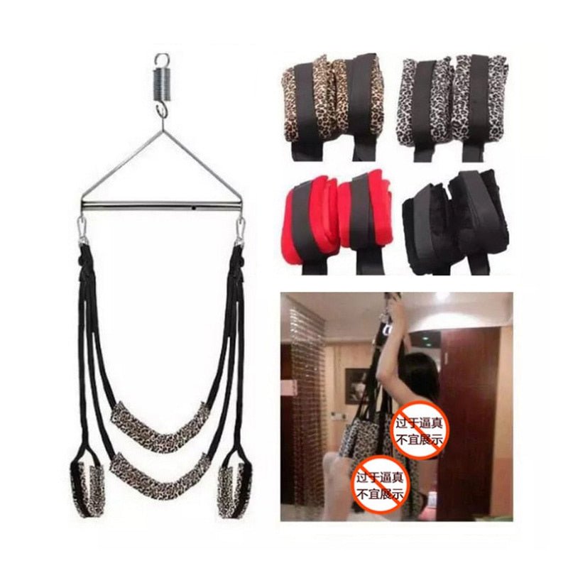 Sexy BDSM Bondage Door Slam Sex Swing Adult SM Love Game Fetish Bondage Leg Open Door Swing Sex Erotic Toys for Couples - My StoreSexy BDSM Bondage Door Slam Sex Swing Adult SM Love Game Fetish Bondage Leg Open Door Swing Sex Erotic Toys for Couples33sextoysMy StoreSilverSilverSexy BDSM Bondage Door Slam Sex Swing Adult SM Love Game Fetish Bondage Leg Open Door Swing Sex Erotic Toys for Couples