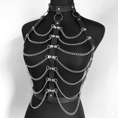 Sexy Body Suspender Women Leather Harness Chain Bondage Lingerie Bra Chest Straps Garter Stockings Sword Belt Lingerie Sex Toy - My StoreSexy Body Suspender Women Leather Harness Chain Bondage Lingerie Bra Chest Straps Garter Stockings Sword Belt Lingerie Sex Toy33sextoysMy StoreWhiteWhiteSexy Body Suspender Women Leather Harness Chain Bondage Lingerie Bra Chest Straps Garter Stockings Sword Belt Lingerie Sex Toy