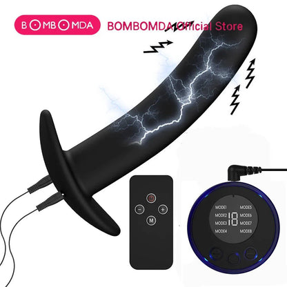 Shock Metal Anal Plug Beginner Remote Control Anus Dilation Prostate Massager Masturbation Tools Penis Stimulate BDSM Toys Adult - My StoreShock Metal Anal Plug Beginner Remote Control Anus Dilation Prostate Massager Masturbation Tools Penis Stimulate BDSM Toys Adultthai - adultMy StoreNo VibratorsShock Metal Anal Plug Beginner Remote Control Anus Dilation Prostate Massager Masturbation Tools Penis Stimulate BDSM Toys Adult