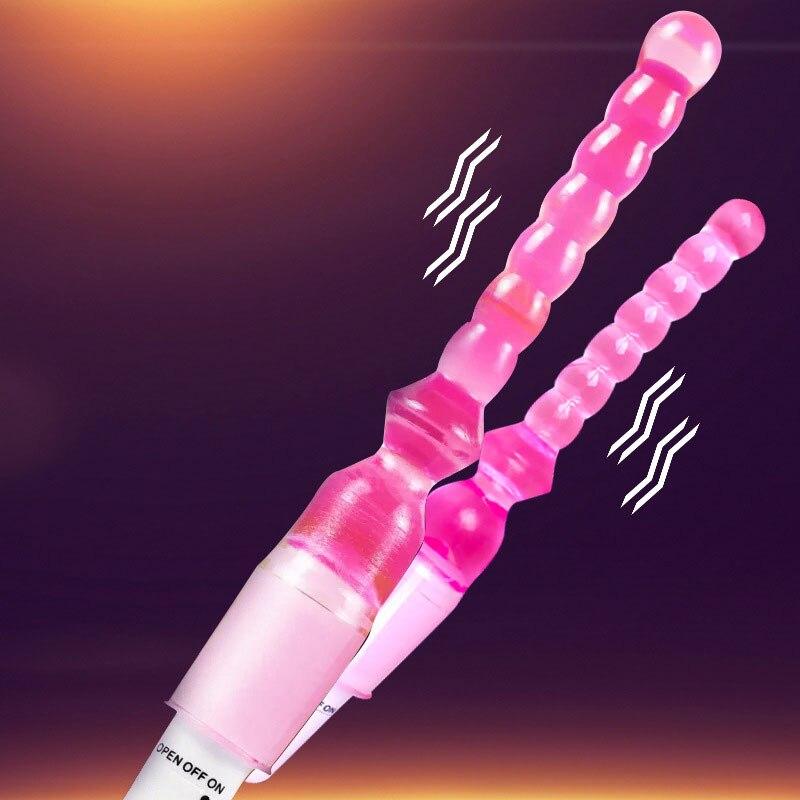 Silicone Jelly Long Anal Vibrator Magic Wand Anal Butt Plug Beads G Spot Massager Adult Sex Toys for Woman Couples Masturbation - My StoreSilicone Jelly Long Anal Vibrator Magic Wand Anal Butt Plug Beads G Spot Massager Adult Sex Toys for Woman Couples Masturbation33sextoysMy Store»õºÅ12-PinkPinkSilicone Jelly Long Anal Vibrator Magic Wand Anal Butt Plug Beads G Spot Massager Adult Sex Toys for Woman Couples Masturbation