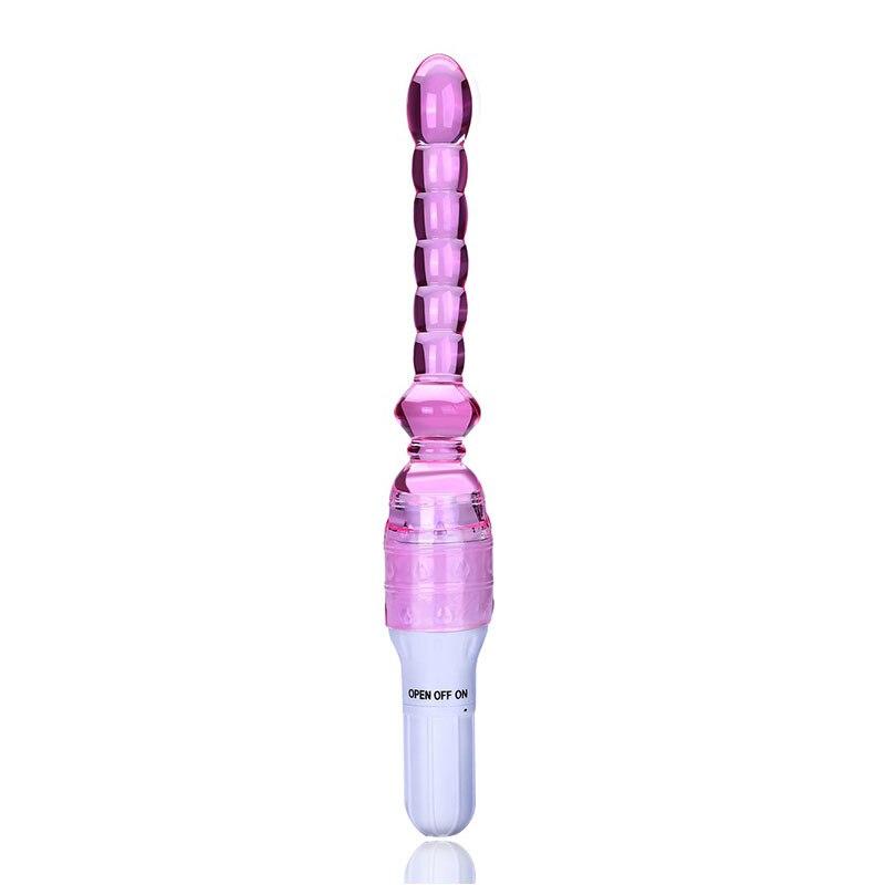 Silicone Jelly Long Anal Vibrator Magic Wand Anal Butt Plug Beads G Spot Massager Adult Sex Toys for Woman Couples Masturbation - My StoreSilicone Jelly Long Anal Vibrator Magic Wand Anal Butt Plug Beads G Spot Massager Adult Sex Toys for Woman Couples Masturbation33sextoysMy Store»õºÅ12-PinkPinkSilicone Jelly Long Anal Vibrator Magic Wand Anal Butt Plug Beads G Spot Massager Adult Sex Toys for Woman Couples Masturbation