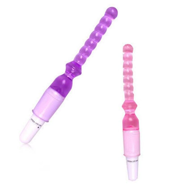 Silicone Jelly Long Anal Vibrator Magic Wand Anal Butt Plug Beads G Spot Massager Adult Sex Toys for Woman Couples Masturbation - My StoreSilicone Jelly Long Anal Vibrator Magic Wand Anal Butt Plug Beads G Spot Massager Adult Sex Toys for Woman Couples Masturbation33sextoysMy Store»õºÅ12-PinkPinkSilicone Jelly Long Anal Vibrator Magic Wand Anal Butt Plug Beads G Spot Massager Adult Sex Toys for Woman Couples Masturbation