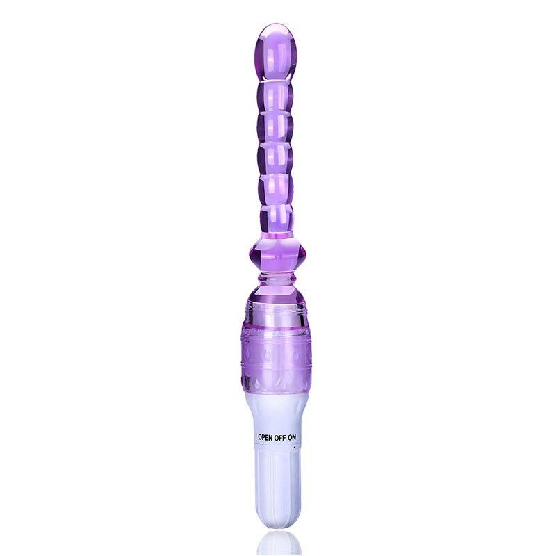 Silicone Jelly Long Anal Vibrator Magic Wand Anal Butt Plug Beads G Spot Massager Adult Sex Toys for Woman Couples Masturbation - My StoreSilicone Jelly Long Anal Vibrator Magic Wand Anal Butt Plug Beads G Spot Massager Adult Sex Toys for Woman Couples Masturbation33sextoysMy Store»õºÅ12-PinkPinkSilicone Jelly Long Anal Vibrator Magic Wand Anal Butt Plug Beads G Spot Massager Adult Sex Toys for Woman Couples Masturbation