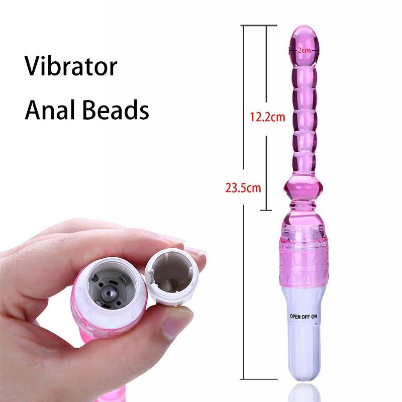 Silicone Jelly Long Anal Vibrator Magic Wand Anal Butt Plug Beads G Spot Massager Adult Sex Toys for Woman Couples Masturbation - My StoreSilicone Jelly Long Anal Vibrator Magic Wand Anal Butt Plug Beads G Spot Massager Adult Sex Toys for Woman Couples Masturbation33sextoysMy Store»õºÅ12-PinkPinkSilicone Jelly Long Anal Vibrator Magic Wand Anal Butt Plug Beads G Spot Massager Adult Sex Toys for Woman Couples Masturbation