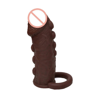 Silicone Penis Cover Reusable Condom Enlargement Extra Thick Penis Extender Cock Rings Sleeve Delay Ejaculation Sexitoys For Men - My StoreSilicone Penis Cover Reusable Condom Enlargement Extra Thick Penis Extender Cock Rings Sleeve Delay Ejaculation Sexitoys For Menthai - adultMy StoreFleshSilicone Penis Cover Reusable Condom Enlargement Extra Thick Penis Extender Cock Rings Sleeve Delay Ejaculation Sexitoys For Men
