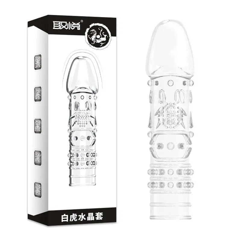 Silicone Penis Sleeves Reusable Condoms Cock Enlarger Penis Erection Sex Toy for Men Transparent Penis Enlargement Men Sex Toys - My StoreSilicone Penis Sleeves Reusable Condoms Cock Enlarger Penis Erection Sex Toy for Men Transparent Penis Enlargement Men Sex Toysthai - adultMy StoreMSilicone Penis Sleeves Reusable Condoms Cock Enlarger Penis Erection Sex Toy for Men Transparent Penis Enlargement Men Sex Toys