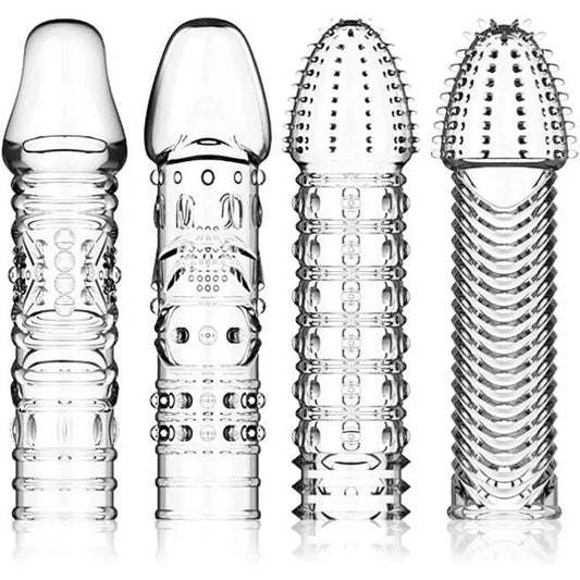 Silicone Penis Sleeves Reusable Condoms Cock Enlarger Penis Erection Sex Toy for Men Transparent Penis Enlargement Men Sex Toys - My StoreSilicone Penis Sleeves Reusable Condoms Cock Enlarger Penis Erection Sex Toy for Men Transparent Penis Enlargement Men Sex Toysthai - adultMy StoreMSilicone Penis Sleeves Reusable Condoms Cock Enlarger Penis Erection Sex Toy for Men Transparent Penis Enlargement Men Sex Toys