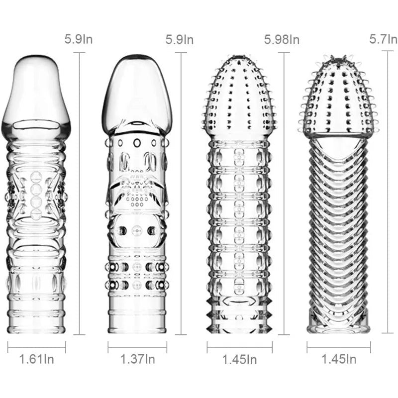 Silicone Penis Sleeves Reusable Condoms Cock Enlarger Penis Erection Sex Toy for Men Transparent Penis Enlargement Men Sex Toys - My StoreSilicone Penis Sleeves Reusable Condoms Cock Enlarger Penis Erection Sex Toy for Men Transparent Penis Enlargement Men Sex Toysthai - adultMy StoreMSilicone Penis Sleeves Reusable Condoms Cock Enlarger Penis Erection Sex Toy for Men Transparent Penis Enlargement Men Sex Toys