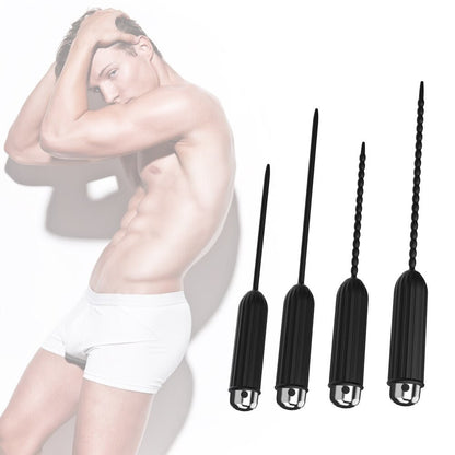 Silicone Urethral Dilators Penis Plug 10 Speed Vibrating Insertion Urethral Plug Catheter Sounds Vibrator Sex Toys for Men Adult - My StoreSilicone Urethral Dilators Penis Plug 10 Speed Vibrating Insertion Urethral Plug Catheter Sounds Vibrator Sex Toys for Men Adult33sextoysMy StoreThread  LongThread LongSilicone Urethral Dilators Penis Plug 10 Speed Vibrating Insertion Urethral Plug Catheter Sounds Vibrator Sex Toys for Men Adult