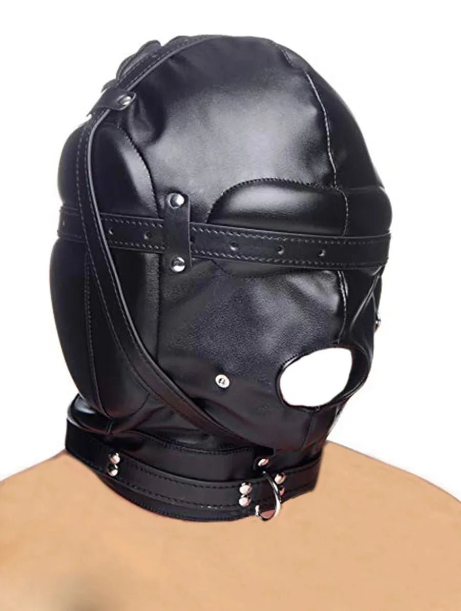 SM Leather Padded Hood Blindfold.Head Harness Mask Gag. BDSM Bondage .Sex Toys For Couples Accessories - My StoreSM Leather Padded Hood Blindfold.Head Harness Mask Gag. BDSM Bondage .Sex Toys For Couples Accessoriesthai - adultMy Store1 BDSM MaskSM Leather Padded Hood Blindfold.Head Harness Mask Gag. BDSM Bondage .Sex Toys For Couples Accessories