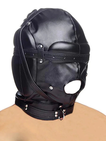 SM Leather Padded Hood Blindfold.Head Harness Mask Gag. BDSM Bondage .Sex Toys For Couples Accessories - My StoreSM Leather Padded Hood Blindfold.Head Harness Mask Gag. BDSM Bondage .Sex Toys For Couples Accessoriesthai - adultMy Store1 BDSM MaskSM Leather Padded Hood Blindfold.Head Harness Mask Gag. BDSM Bondage .Sex Toys For Couples Accessories