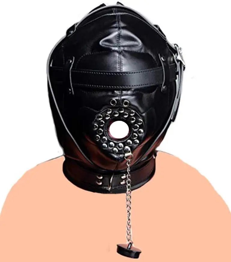 SM Leather Padded Hood Blindfold.Head Harness Mask Gag. BDSM Bondage .Sex Toys For Couples Accessories - My StoreSM Leather Padded Hood Blindfold.Head Harness Mask Gag. BDSM Bondage .Sex Toys For Couples Accessoriesthai - adultMy Store2 BDSM MaskSM Leather Padded Hood Blindfold.Head Harness Mask Gag. BDSM Bondage .Sex Toys For Couples Accessories