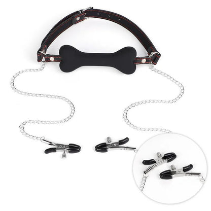 SM Sexy Leather Mouth Plug and Nipple Clamps. Silicone Dog Bone for BDSM. SM Bondage Game for Couples Enhance Sex Pleasure - My StoreSM Sexy Leather Mouth Plug and Nipple Clamps. Silicone Dog Bone for BDSM. SM Bondage Game for Couples Enhance Sex Pleasurethai - adultMy Store1pcsSM Sexy Leather Mouth Plug and Nipple Clamps. Silicone Dog Bone for BDSM. SM Bondage Game for Couples Enhance Sex Pleasure