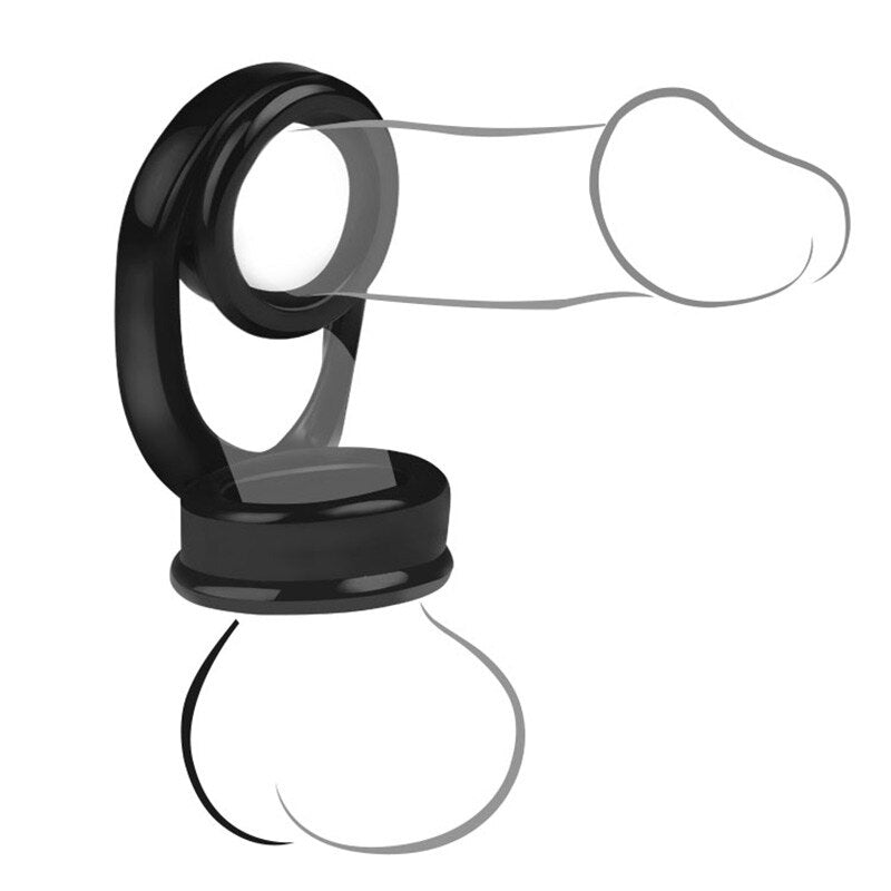 Soft Male Dildo Scrotal Bound Penis Rings Scrotum Binding Chastity Device Lock Sperm Cock Ring Sex Toy for Men Delay Ejaculation - My StoreSoft Male Dildo Scrotal Bound Penis Rings Scrotum Binding Chastity Device Lock Sperm Cock Ring Sex Toy for Men Delay Ejaculation33sextoysMy StoreBlackBlackSoft Male Dildo Scrotal Bound Penis Rings Scrotum Binding Chastity Device Lock Sperm Cock Ring Sex Toy for Men Delay Ejaculation