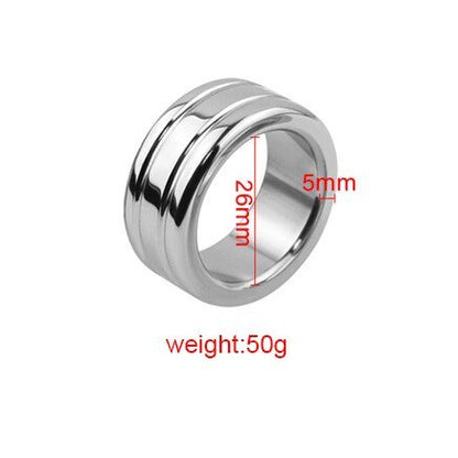 Stainless Steel Cock Ring Metal Penis Bondage Lock Restraint Ring Male Time Delay Ejaculation Penis Ring BDSM Sex Toy for Men - My StoreStainless Steel Cock Ring Metal Penis Bondage Lock Restraint Ring Male Time Delay Ejaculation Penis Ring BDSM Sex Toy for Men33sextoysMy Store26mm26mmStainless Steel Cock Ring Metal Penis Bondage Lock Restraint Ring Male Time Delay Ejaculation Penis Ring BDSM Sex Toy for Men