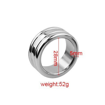 Stainless Steel Cock Ring Metal Penis Bondage Lock Restraint Ring Male Time Delay Ejaculation Penis Ring BDSM Sex Toy for Men - My StoreStainless Steel Cock Ring Metal Penis Bondage Lock Restraint Ring Male Time Delay Ejaculation Penis Ring BDSM Sex Toy for Men33sextoysMy Store24mm24mmStainless Steel Cock Ring Metal Penis Bondage Lock Restraint Ring Male Time Delay Ejaculation Penis Ring BDSM Sex Toy for Men