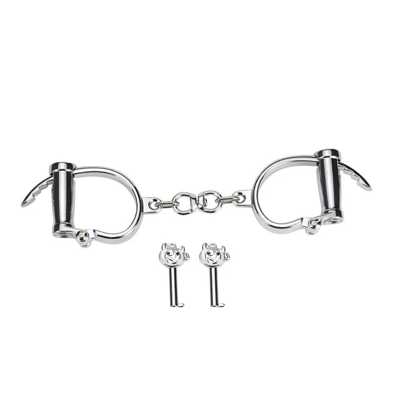 Stainless Steel Female Male Handcuff Metal Ankle Cuffs Wrist Cuff for Couple Bdsm Bondage Restraints Adult Game Sex Toys - My StoreStainless Steel Female Male Handcuff Metal Ankle Cuffs Wrist Cuff for Couple Bdsm Bondage Restraints Adult Game Sex Toys33sextoysMy StoreSilver handcuffsSilver handcuffsStainless Steel Female Male Handcuff Metal Ankle Cuffs Wrist Cuff for Couple Bdsm Bondage Restraints Adult Game Sex Toys