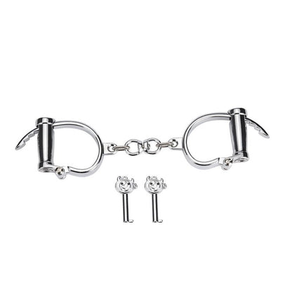 Stainless Steel Female Male Handcuff Metal Ankle Cuffs Wrist Cuff for Couple Bdsm Bondage Restraints Adult Game Sex Toys - My StoreStainless Steel Female Male Handcuff Metal Ankle Cuffs Wrist Cuff for Couple Bdsm Bondage Restraints Adult Game Sex Toys33sextoysMy StoreSilver handcuffsSilver handcuffsStainless Steel Female Male Handcuff Metal Ankle Cuffs Wrist Cuff for Couple Bdsm Bondage Restraints Adult Game Sex Toys