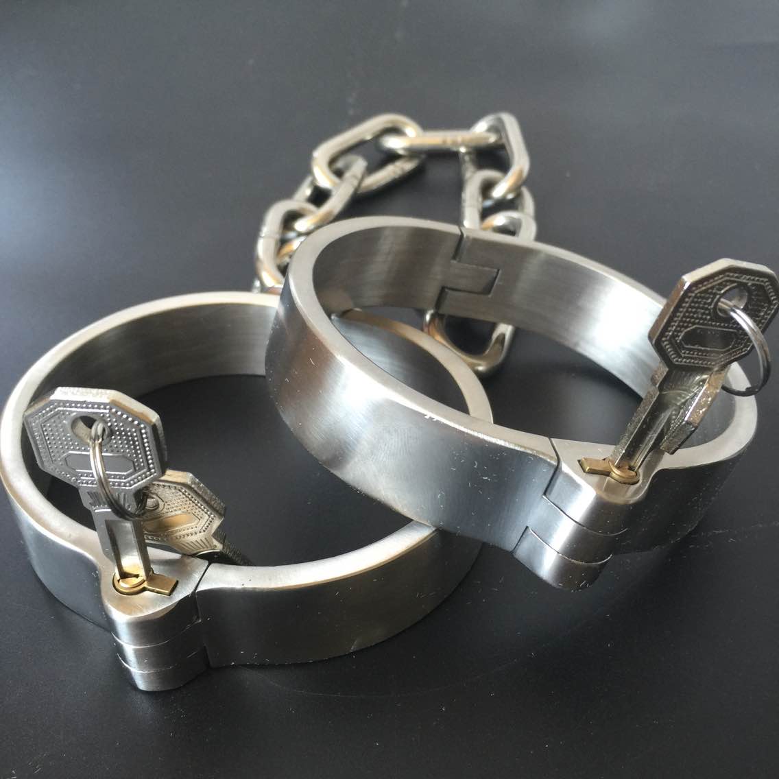 Stainless Steel Slave Flirt Wrist Handcuffs Ankle Cuffs Neck Collar Chain BDSM Shackle Bondage Invisiable Lock Fetish Sex Toys - My StoreStainless Steel Slave Flirt Wrist Handcuffs Ankle Cuffs Neck Collar Chain BDSM Shackle Bondage Invisiable Lock Fetish Sex Toys33sextoysMy StoreMan CollarMan CollarStainless Steel Slave Flirt Wrist Handcuffs Ankle Cuffs Neck Collar Chain BDSM Shackle Bondage Invisiable Lock Fetish Sex Toys
