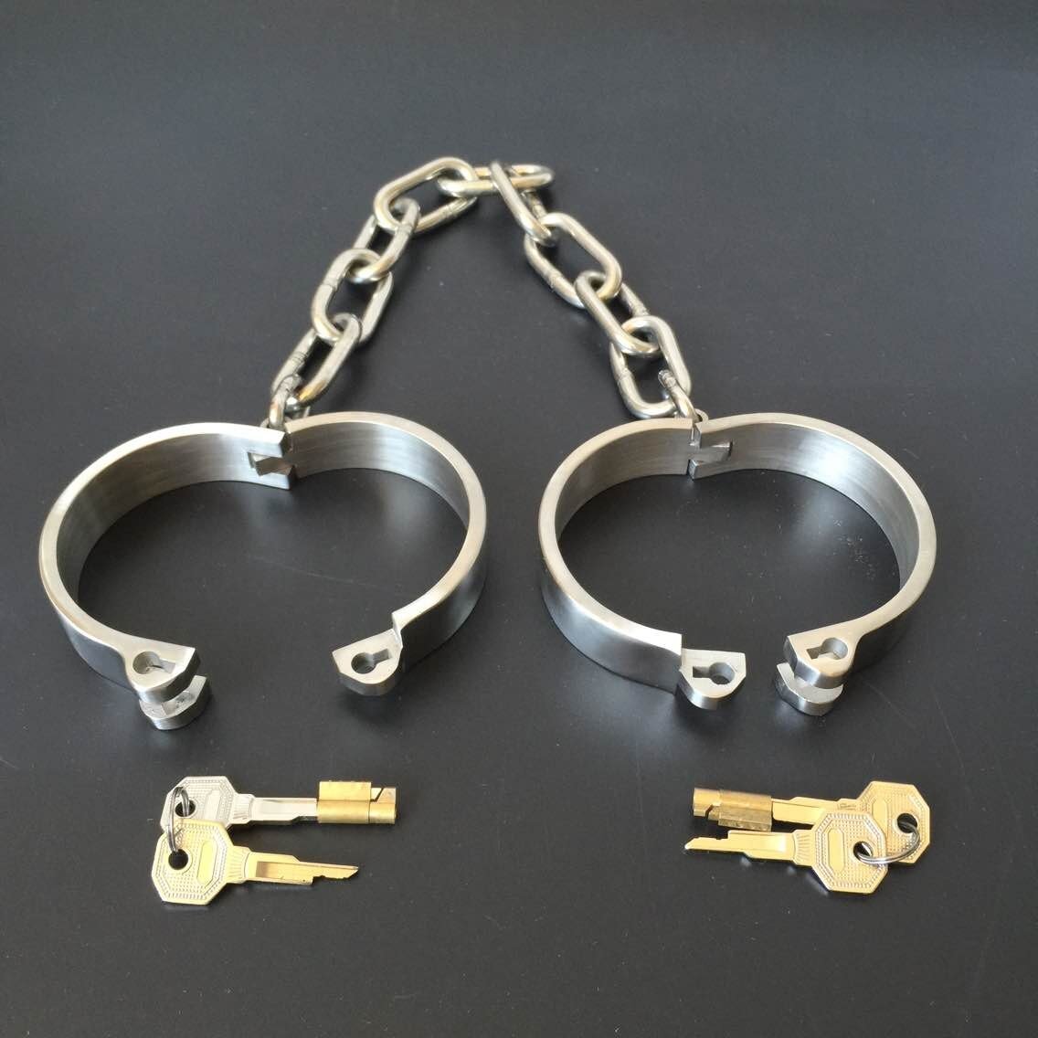 Stainless Steel Slave Flirt Wrist Handcuffs Ankle Cuffs Neck Collar Chain BDSM Shackle Bondage Invisiable Lock Fetish Sex Toys - My StoreStainless Steel Slave Flirt Wrist Handcuffs Ankle Cuffs Neck Collar Chain BDSM Shackle Bondage Invisiable Lock Fetish Sex Toys33sextoysMy StoreMan CollarMan CollarStainless Steel Slave Flirt Wrist Handcuffs Ankle Cuffs Neck Collar Chain BDSM Shackle Bondage Invisiable Lock Fetish Sex Toys