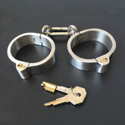 Stainless Steel Slave Flirt Wrist Handcuffs Ankle Cuffs Neck Collar Chain BDSM Shackle Bondage Invisiable Lock Fetish Sex Toys - My StoreStainless Steel Slave Flirt Wrist Handcuffs Ankle Cuffs Neck Collar Chain BDSM Shackle Bondage Invisiable Lock Fetish Sex Toys33sextoysMy StoreMan HandcuffsMan HandcuffsStainless Steel Slave Flirt Wrist Handcuffs Ankle Cuffs Neck Collar Chain BDSM Shackle Bondage Invisiable Lock Fetish Sex Toys