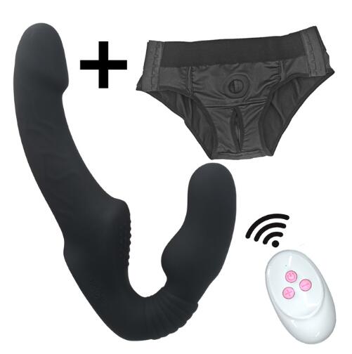 Strapless Strap - on Dildo Vibrator for Couples Strapon for Lesiban Wireless Remote Control Double - Heads Vibrator Adult Sex Toys - My StoreStrapless Strap - on Dildo Vibrator for Couples Strapon for Lesiban Wireless Remote Control Double - Heads Vibrator Adult Sex Toys33sextoysMy StoreNo RemoteNo RemoteStrapless Strap - on Dildo Vibrator for Couples Strapon for Lesiban Wireless Remote Control Double - Heads Vibrator Adult Sex Toys