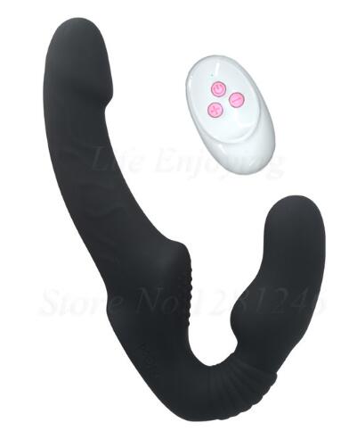 Strapless Strap - on Dildo Vibrator for Couples Strapon for Lesiban Wireless Remote Control Double - Heads Vibrator Adult Sex Toys - My StoreStrapless Strap - on Dildo Vibrator for Couples Strapon for Lesiban Wireless Remote Control Double - Heads Vibrator Adult Sex Toys33sextoysMy StoreNo Remote-Panties2No Remote - Panties2Strapless Strap - on Dildo Vibrator for Couples Strapon for Lesiban Wireless Remote Control Double - Heads Vibrator Adult Sex Toys