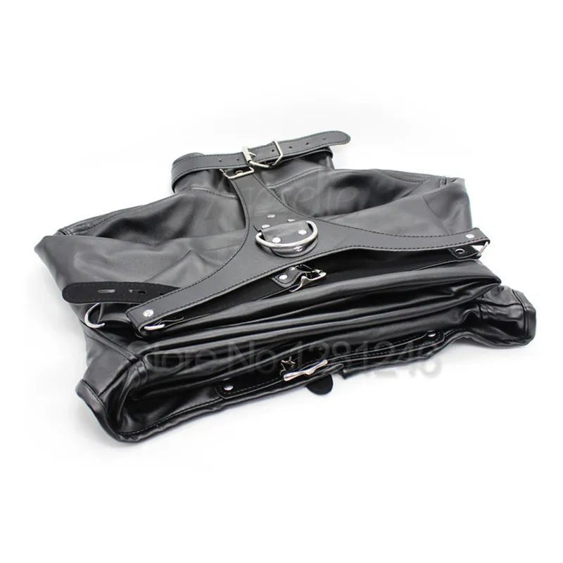 Synthetic Leather Straitjacket BDSM Adult Games Straight Jacket Adjustable Fetish Harness Body Bondage Sex Toy For Women and Men - My StoreSynthetic Leather Straitjacket BDSM Adult Games Straight Jacket Adjustable Fetish Harness Body Bondage Sex Toy For Women and Menthai - adultMy StoreRedSynthetic Leather Straitjacket BDSM Adult Games Straight Jacket Adjustable Fetish Harness Body Bondage Sex Toy For Women and Men