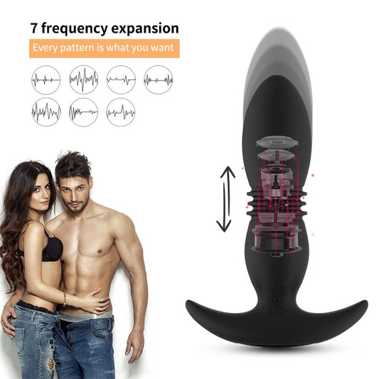 Telescopic Vibrator Anal Plug Sex Shop Prostate Massage Stimulator Female Masturbator Butt Plug Anal Beads Sex Toys for Couple - My StoreTelescopic Vibrator Anal Plug Sex Shop Prostate Massage Stimulator Female Masturbator Butt Plug Anal Beads Sex Toys for Couple33sextoysMy StoreWith remote controlWith remote controlTelescopic Vibrator Anal Plug Sex Shop Prostate Massage Stimulator Female Masturbator Butt Plug Anal Beads Sex Toys for Couple