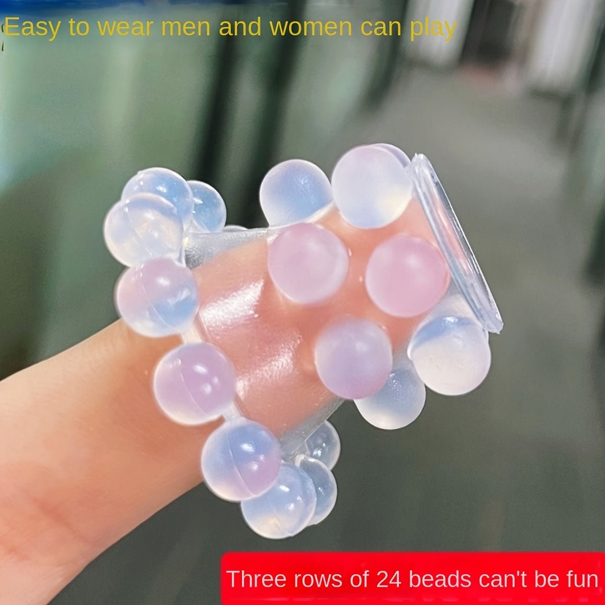 Three - layer Silicone Goat Eye Ring: Silicone Fun Ring. Eyelash Eye Ring. Male Ring - Adult Novelty. Connected Burst Bead Fun Ring. No Power Supply - My StoreThree - layer Silicone Goat Eye Ring: Silicone Fun Ring. Eyelash Eye Ring. Male Ring - Adult Novelty. Connected Burst Bead Fun Ring. No Power Supplythai - adultMy StoreStyle 1 - three layers of round beadsThree - layer Silicone Goat Eye Ring: Silicone Fun Ring. Eyelash Eye Ring. Male Ring - Adult Novelty. Connected Burst Bead Fun Ring. No 