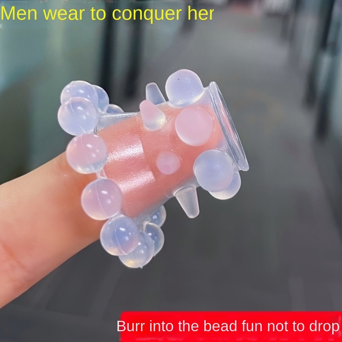 Three - layer Silicone Goat Eye Ring: Silicone Fun Ring. Eyelash Eye Ring. Male Ring - Adult Novelty. Connected Burst Bead Fun Ring. No Power Supply - My StoreThree - layer Silicone Goat Eye Ring: Silicone Fun Ring. Eyelash Eye Ring. Male Ring - Adult Novelty. Connected Burst Bead Fun Ring. No Power Supplythai - adultMy StoreStyle 1 - three layers of round beadsThree - layer Silicone Goat Eye Ring: Silicone Fun Ring. Eyelash Eye Ring. Male Ring - Adult Novelty. Connected Burst Bead Fun Ring. No 