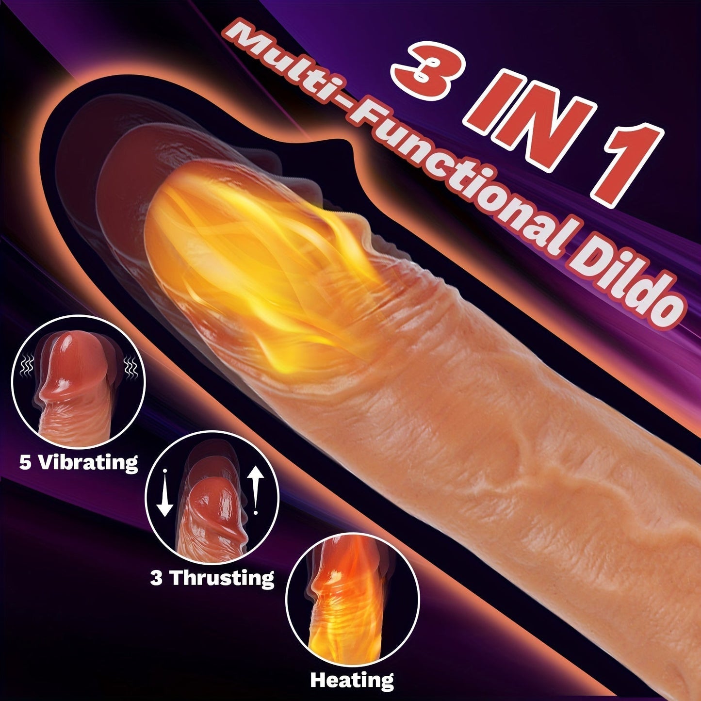 Thrusting Dildo Vibrator Sex Toys - 8.8 3IN1Heated Realistic G - Spot Anal Vibrating Dildo with 3 Telescopic & 5 Vibration Modes Adult Toy. Strap on Thick Silicone Dildos for Women Couples - My StoreThrusting Dildo Vibrator Sex Toys - 8.8 3IN1Heated Realistic G - Spot Anal Vibrating Dildo with 3 Telescopic & 5 Vibration Modes Adult Toy. Strap on Thick Silicone Dildos for Women Couplesthai - adultMy StoreLight BeigeThrusting Dildo Vibrator Sex Toys - 8.8 3IN1Heated Realistic G - Spot Anal Vibrati