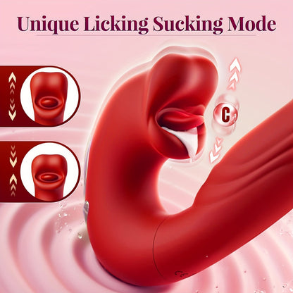 Thrusting Vibrator Sex Toys - G Spot Vibrator Women Sex Toys With 7 Thrusting & Vibrating & Licking Modes Tongue Toy For Women For Clitoral Stimulation Thrusting Dildo Adult Toys Rose Sex Toy - My StoreThrusting Vibrator Sex Toys - G Spot Vibrator Women Sex Toys With 7 Thrusting & Vibrating & Licking Modes Tongue Toy For Women For Clitoral Stimulation Thrusting Dildo Adult Toys Rose Sex Toythai - adultMy StoreRedThrusting Vibrator Sex Toys - G Spot Vibrator Women Sex Toys With 7 Thrusting & Vibr
