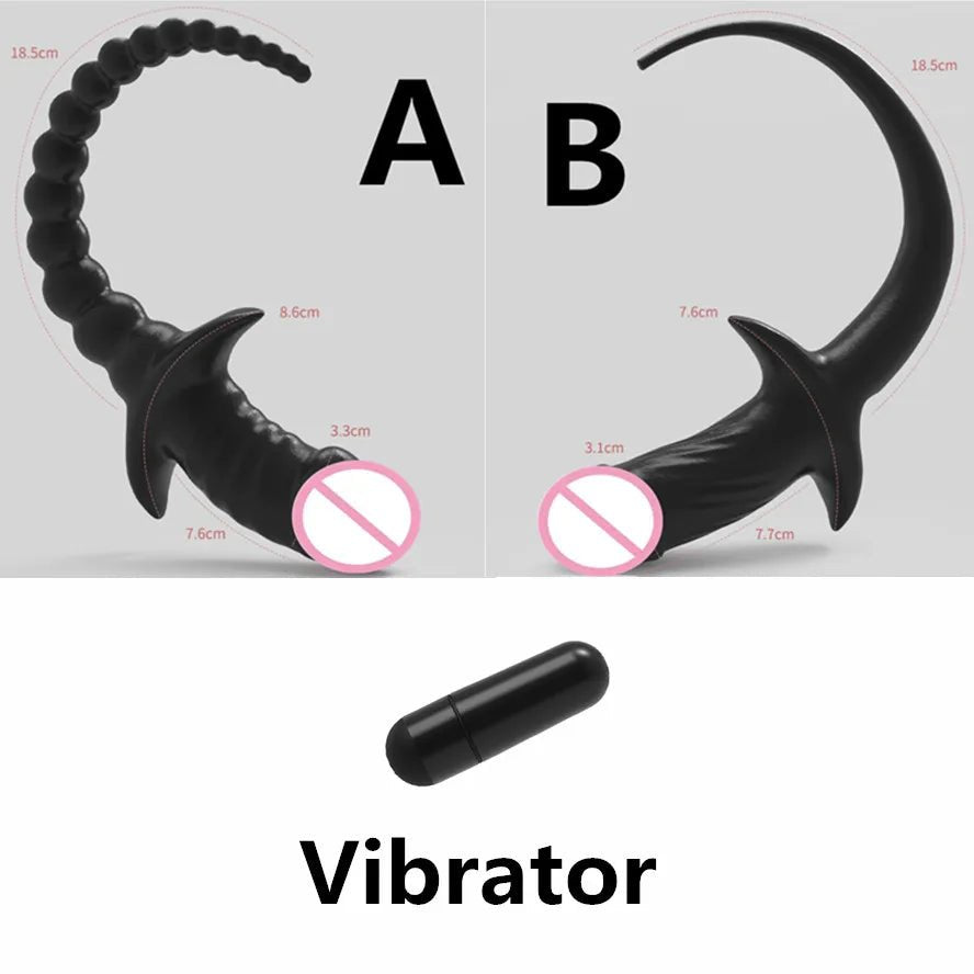 TPE with Vibrator Dog Tail Butt Plug Puppy Tail Anal Plug Toys G - spot Stimulator Erotic Adult Toys Slave Women Tail Gay Sex Toys - My StoreTPE with Vibrator Dog Tail Butt Plug Puppy Tail Anal Plug Toys G - spot Stimulator Erotic Adult Toys Slave Women Tail Gay Sex Toysthai - adultMy StoreA blackTPE with Vibrator Dog Tail Butt Plug Puppy Tail Anal Plug Toys G - spot Stimulator Erotic Adult Toys Slave Women Tail Gay Sex Toys