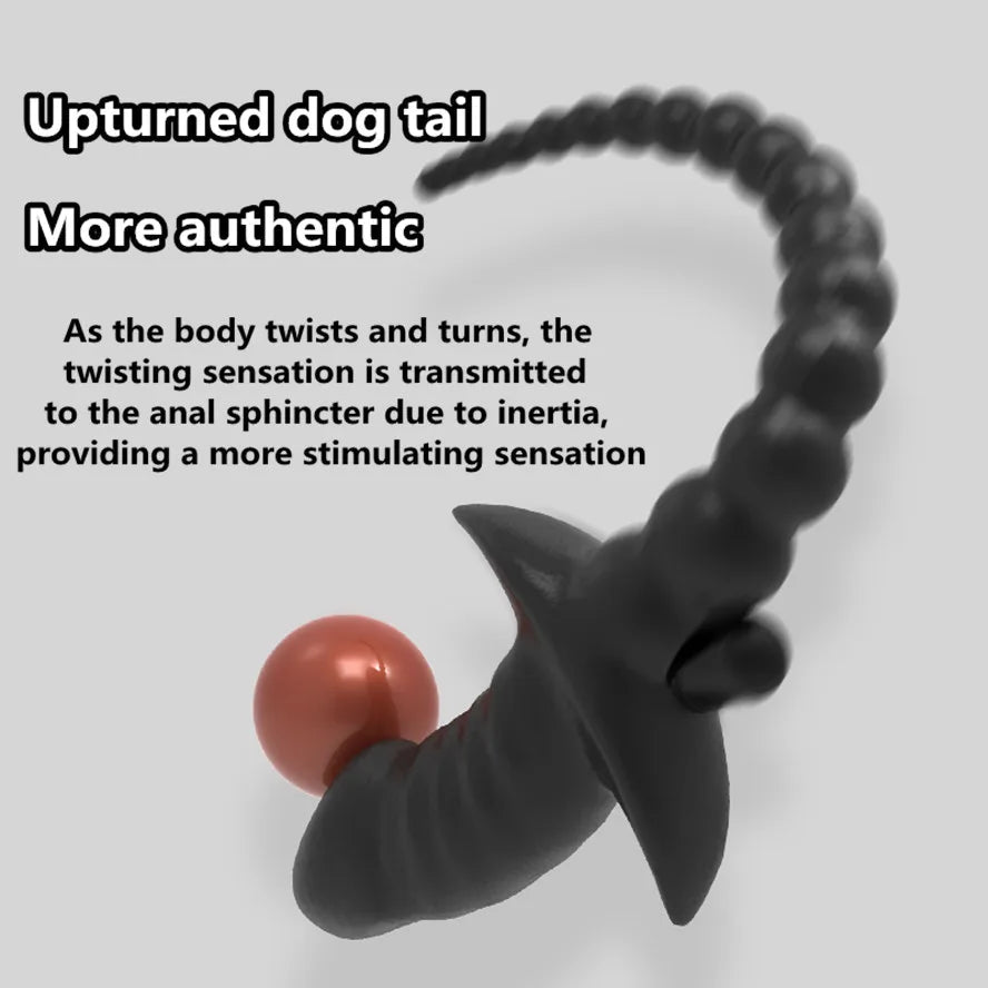TPE with Vibrator Dog Tail Butt Plug Puppy Tail Anal Plug Toys G - spot Stimulator Erotic Adult Toys Slave Women Tail Gay Sex Toys - My StoreTPE with Vibrator Dog Tail Butt Plug Puppy Tail Anal Plug Toys G - spot Stimulator Erotic Adult Toys Slave Women Tail Gay Sex Toysthai - adultMy StoreA blackTPE with Vibrator Dog Tail Butt Plug Puppy Tail Anal Plug Toys G - spot Stimulator Erotic Adult Toys Slave Women Tail Gay Sex Toys