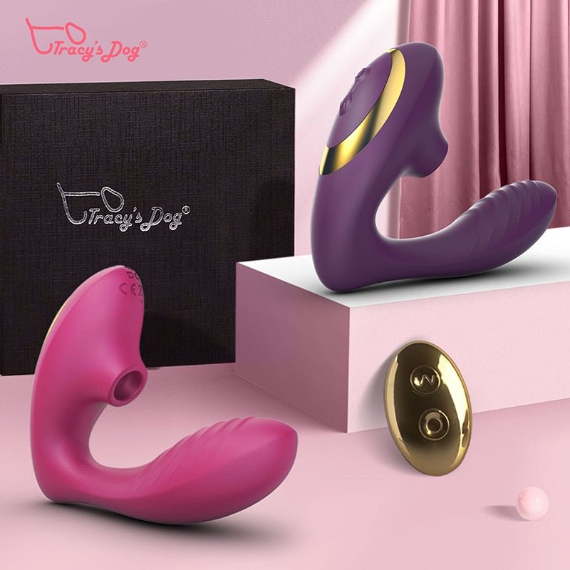 Tracy's Dog New Pro 2 Clitori Sucking Vibrator with Remote Control Function Purple and Pink Optional Female Vibrator Sex Toy - My StoreTracy's Dog New Pro 2 Clitori Sucking Vibrator with Remote Control Function Purple and Pink Optional Female Vibrator Sex Toy33sextoysMy StoreplumplumTracy's Dog New Pro 2 Clitori Sucking Vibrator with Remote Control Function Purple and Pink Optional Female Vibrator Sex Toy