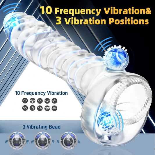 Transparent Realistic Penis Enlargement Sleeve Cock Ring Delay Ejaculation Extender Condoms Lock Ring Sex Toys for Men Adult - My StoreTransparent Realistic Penis Enlargement Sleeve Cock Ring Delay Ejaculation Extender Condoms Lock Ring Sex Toys for Men Adultthai - adultMy StoreZDYJ13 - YK - WHTransparent Realistic Penis Enlargement Sleeve Cock Ring Delay Ejaculation Extender Condoms Lock Ring Sex Toys for Men Adult