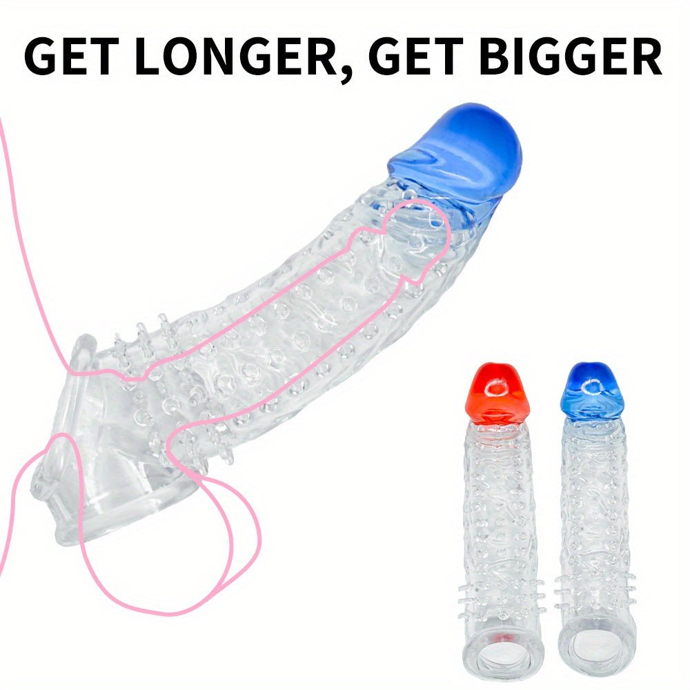 Ultra - Realistic Textured Penis Sleeve With Extender & Testicle Ring - Reusable. Enhances Size & Girth. Ideal For Couples - My StoreUltra - Realistic Textured Penis Sleeve With Extender & Testicle Ring - Reusable. Enhances Size & Girth. Ideal For Couplesthai - adultMy StoreBlueUltra - Realistic Textured Penis Sleeve With Extender & Testicle Ring - Reusable. Enhances Size & Girth. Ideal For Couples
