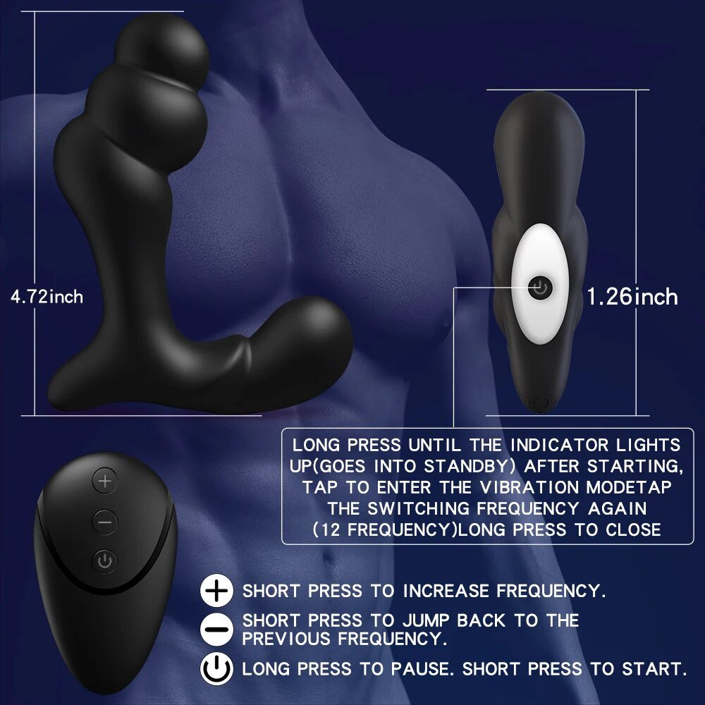 Vibrating Prostate Massager Anal การฝึกอบรม Butt ปลั๊ก12โหมดการสั่นสะเทือน G - Spot Vibrator Anal ลูกปัดกระตุ้นอุปกรณ์ - My StoreVibrating Prostate Massager Anal การฝึกอบรม Butt ปลั๊ก12โหมดการสั่นสะเทือน G - Spot Vibrator Anal ลูกปัดกระตุ้นอุปกรณ์thai - adultMy StoreBlack butt plugVibrating Prostate Massager Anal การฝึกอบรม Butt ปลั๊ก12โหมดการสั่นสะเทือน G - Spot Vibrator Anal ลูกปัดกระตุ้นอุปกรณ์
