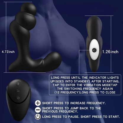 Vibrating Prostate Massager Anal การฝึกอบรม Butt ปลั๊ก12โหมดการสั่นสะเทือน G - Spot Vibrator Anal ลูกปัดกระตุ้นอุปกรณ์ - My StoreVibrating Prostate Massager Anal การฝึกอบรม Butt ปลั๊ก12โหมดการสั่นสะเทือน G - Spot Vibrator Anal ลูกปัดกระตุ้นอุปกรณ์thai - adultMy StoreBlack butt plugVibrating Prostate Massager Anal การฝึกอบรม Butt ปลั๊ก12โหมดการสั่นสะเทือน G - Spot Vibrator Anal ลูกปัดกระตุ้นอุปกรณ์