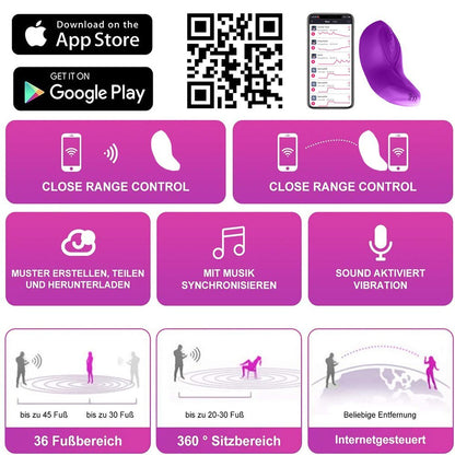 ผีเสื้อสวมใส่ Vibrator ไร้สายรีโมทแอปกางเกง Dildo Vibrator สำหรับผู้หญิง Clitoral Stimulator นวดเร้าอารมณ์เซ็กซ์ทอย - My Storeผีเสื้อสวมใส่ Vibrator ไร้สายรีโมทแอปกางเกง Dildo Vibrator สำหรับผู้หญิง Clitoral Stimulator นวดเร้าอารมณ์เซ็กซ์ทอยthai - adultMy StoreTHAPP purpleผีเสื้อสวมใส่ Vibrator ไร้สายรีโมทแอปกางเกง Dildo Vibrator สำหรับผู้หญิง Clitoral Stimulator นวดเร้าอารมณ์เซ็กซ์ทอย