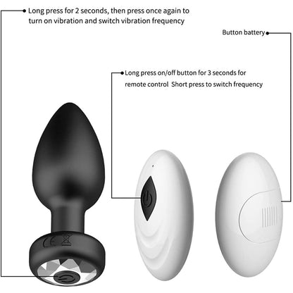 Vibrator Plug Anal Female Vibrators Male Wireless Prostate Anus Plug Portable Gay Sex Toys Waterproof Massager Couple 10 Modes - My StoreVibrator Plug Anal Female Vibrators Male Wireless Prostate Anus Plug Portable Gay Sex Toys Waterproof Massager Couple 10 Modes33sextoysMy StoreBlackBlackVibrator Plug Anal Female Vibrators Male Wireless Prostate Anus Plug Portable Gay Sex Toys Waterproof Massager Couple 10 Modes