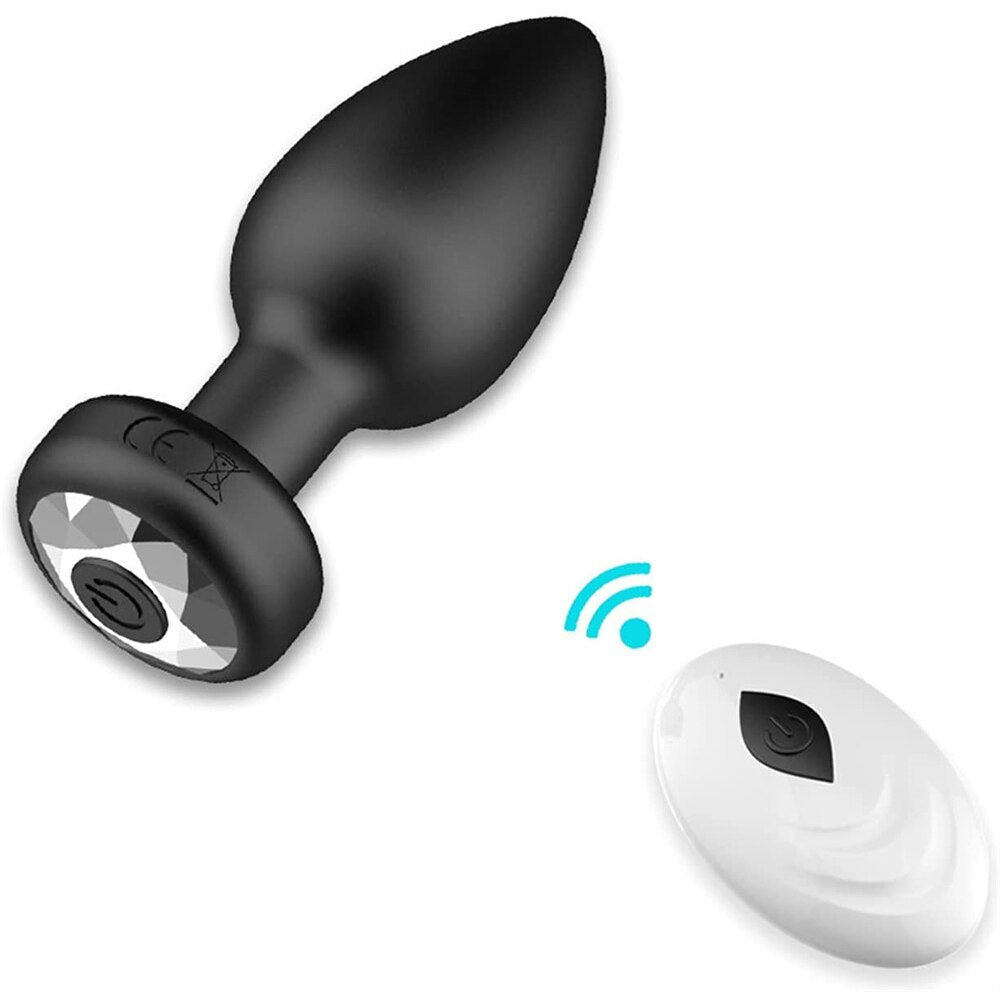 Vibrator Plug Anal Female Vibrators Male Wireless Prostate Anus Plug Portable Gay Sex Toys Waterproof Massager Couple 10 Modes - My StoreVibrator Plug Anal Female Vibrators Male Wireless Prostate Anus Plug Portable Gay Sex Toys Waterproof Massager Couple 10 Modes33sextoysMy StoreBlackBlackVibrator Plug Anal Female Vibrators Male Wireless Prostate Anus Plug Portable Gay Sex Toys Waterproof Massager Couple 10 Modes