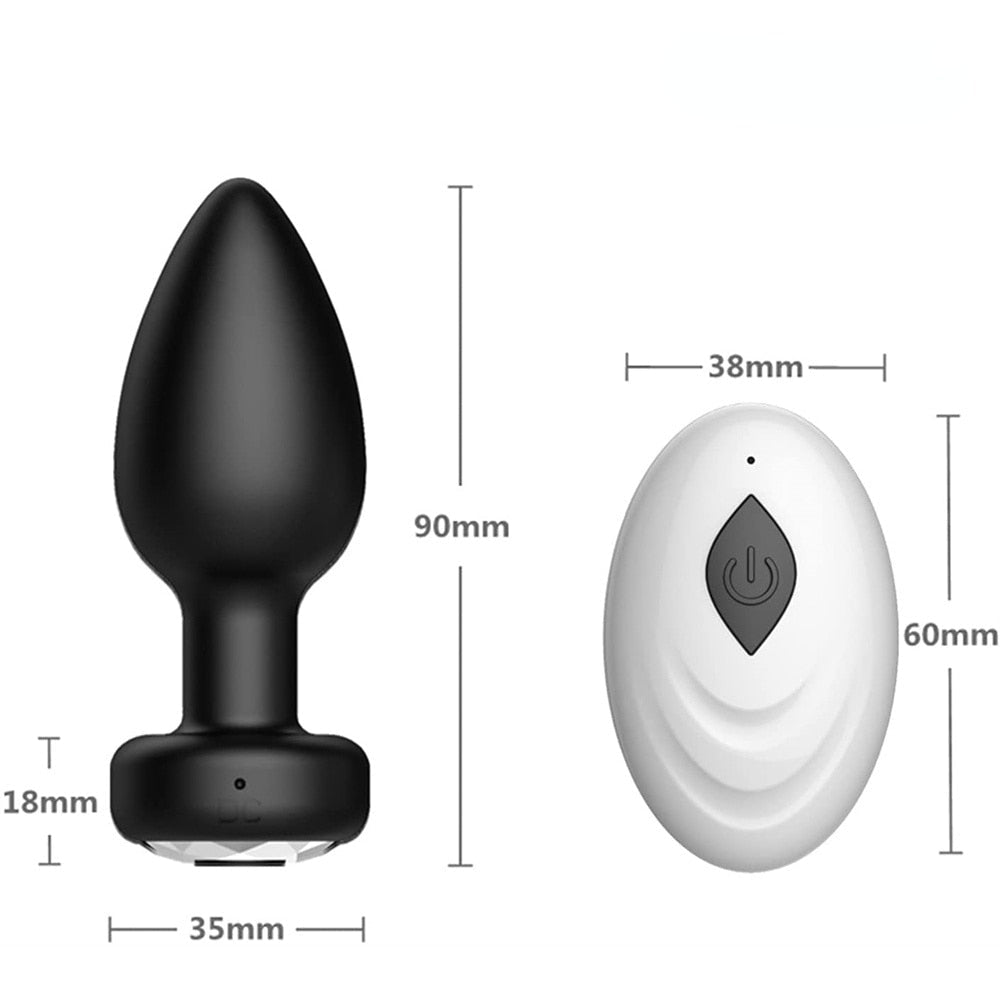 Vibrator Plug Anal Female Vibrators Male Wireless Prostate Anus Plug Portable Gay Sex Toys Waterproof Massager Couple 10 Modes - My StoreVibrator Plug Anal Female Vibrators Male Wireless Prostate Anus Plug Portable Gay Sex Toys Waterproof Massager Couple 10 Modes33sextoysMy StoreBlackBlackVibrator Plug Anal Female Vibrators Male Wireless Prostate Anus Plug Portable Gay Sex Toys Waterproof Massager Couple 10 Modes