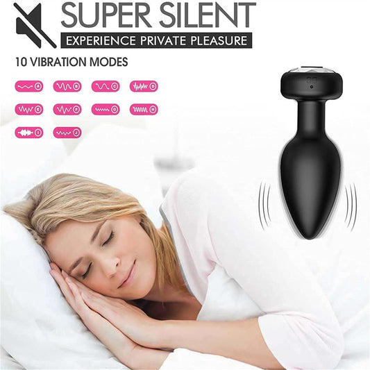 Vibrator Plug Anal Female Vibrators Male Wireless Prostate Anus Plug Portable Gay Sex Toys Waterproof Massager Couple 10 Modes - My StoreVibrator Plug Anal Female Vibrators Male Wireless Prostate Anus Plug Portable Gay Sex Toys Waterproof Massager Couple 10 Modes33sextoysMy StoreBlackBlackVibrator Plug Anal Female Vibrators Male Wireless Prostate Anus Plug Portable Gay Sex Toys Waterproof Massager Couple 10 Modes