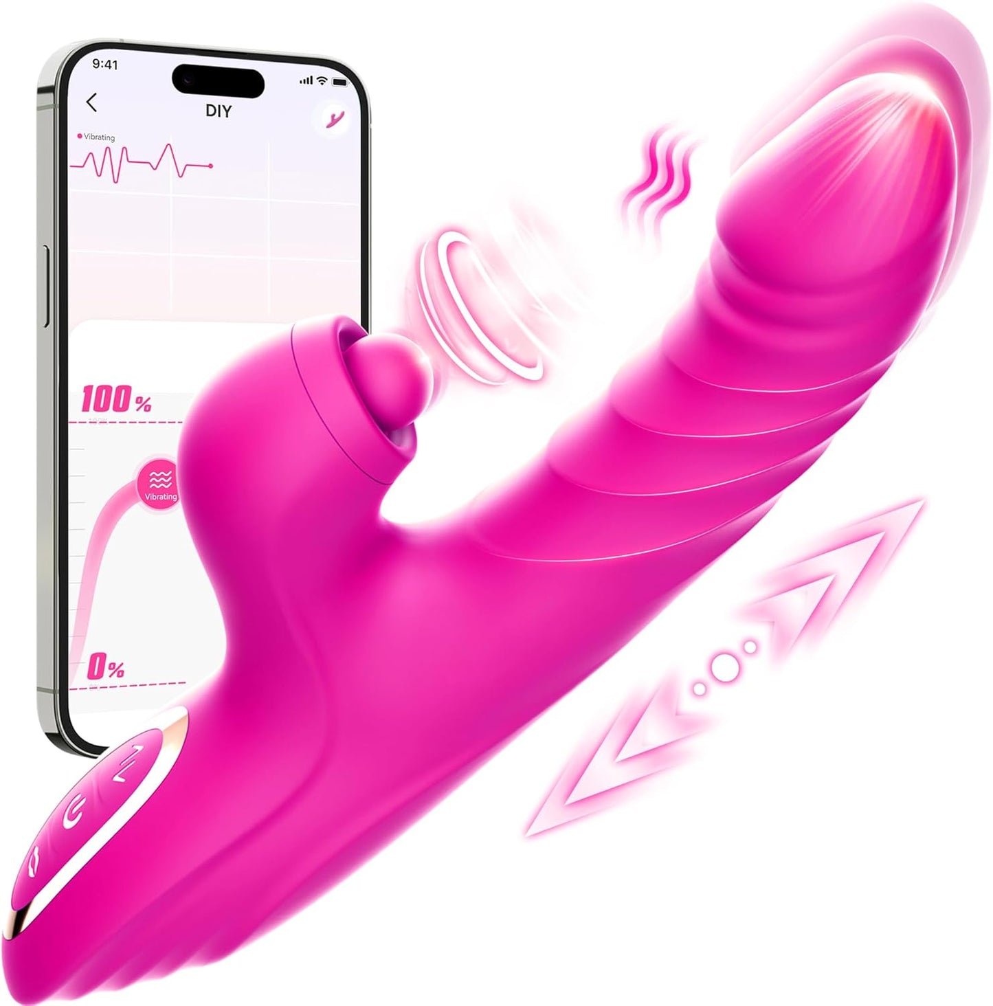 Vibrator Thrusting Dildo for Women Toendi G Spot Vibrator Clitoral Stimulator Sex Toys Dildos Vibrator with 10 Vibration 7 Thrust Mode with Licking. Rabbit Vibrators Adult Sex Toy for Women and Couple - My StoreVibrator Thrusting Dildo for Women Toendi G Spot Vibrator Clitoral Stimulator Sex Toys Dildos Vibrator with 10 Vibration 7 Thrust Mode with Licking. Rabbit Vibrators Adult Sex Toy for Women and Couplethai - adultMy StoreVibrator PinkVibrator Thrusting Dildo for Women Toendi G Spot Vibrato
