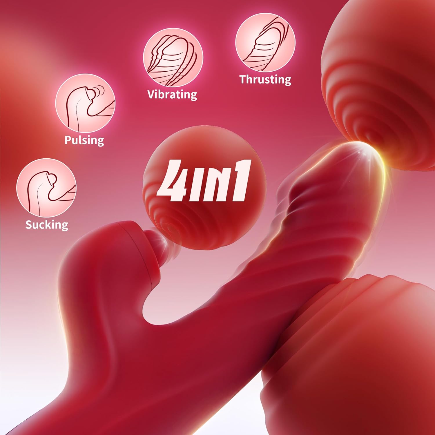 Vibrator Thrusting Dildo for Women Toendi G Spot Vibrator Clitoral Stimulator Sex Toys Dildos Vibrator with 10 Vibration 7 Thrust Mode with Licking. Rabbit Vibrators Adult Sex Toy for Women and Couple - My StoreVibrator Thrusting Dildo for Women Toendi G Spot Vibrator Clitoral Stimulator Sex Toys Dildos Vibrator with 10 Vibration 7 Thrust Mode with Licking. Rabbit Vibrators Adult Sex Toy for Women and Couplethai - adultMy StoreDildo RedVibrator Thrusting Dildo for Women Toendi G Spot Vibrator Cl